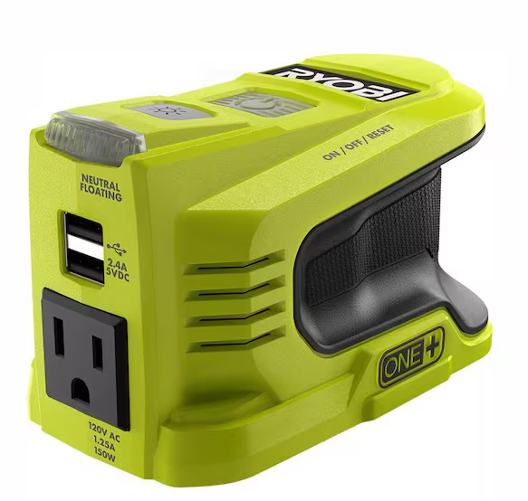 Ryobi 150-Watt Power Source for ONE+ 18V Battery (Tool Only)