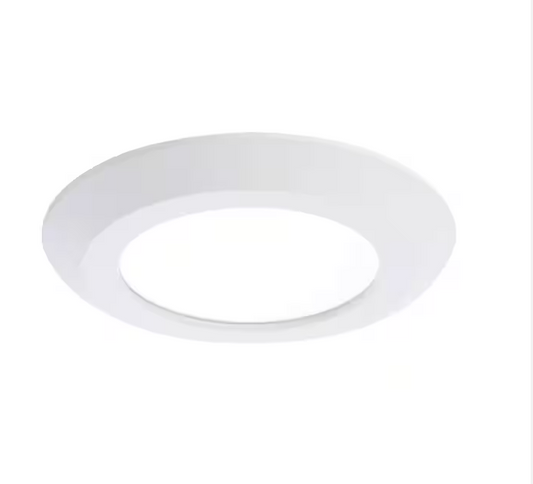 HALO SLDSL6 6 in. Adjustable CCT Canless IC Rated Dimmable Indoor Integrated LED Recessed Light Trim