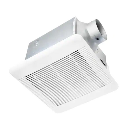 Hampton Bay 110 CFM Ceiling Mount Room Side Installation Quick Connect Bathroom Exhaust Fan, ENERGY STAR