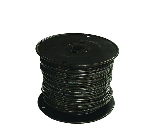 500 ft. 18 Black Stranded CU TFFN Fixture Wire