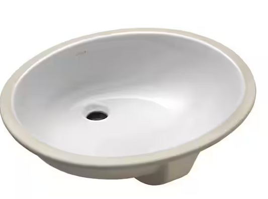 Kohler Caxton 21-1/4 in. Vitreous China Undermount Vitreous China Bathroom Sink in White