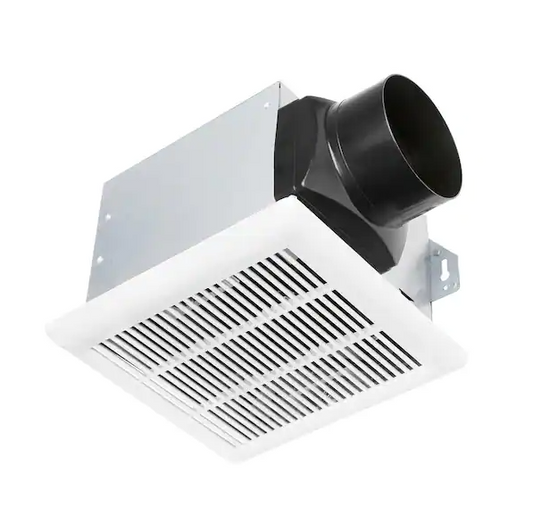 Hampton Bay 80 CFM Ceiling Mount Roomside Installation Bathroom Exhaust Fan, ENERGY STAR