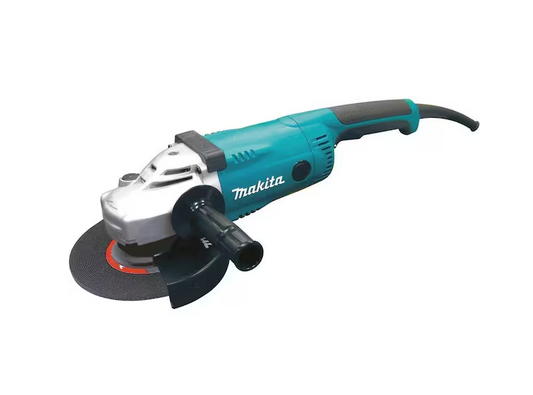 15 Amp 7 in. Corded Angle Grinder with Grinding wheel, Side handle and Wheel Guard