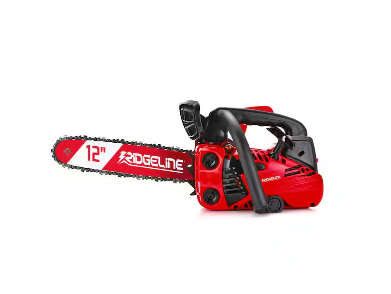12 in. 25.4 cc 2-Stroke Gas Powered Portable Chainsaw with Top Handle