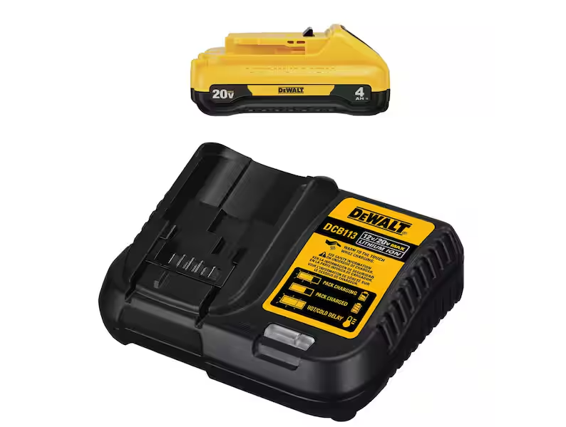 20V MAX Lithium-Ion 4.0Ah Battery with 12V to 20V MAX Charger