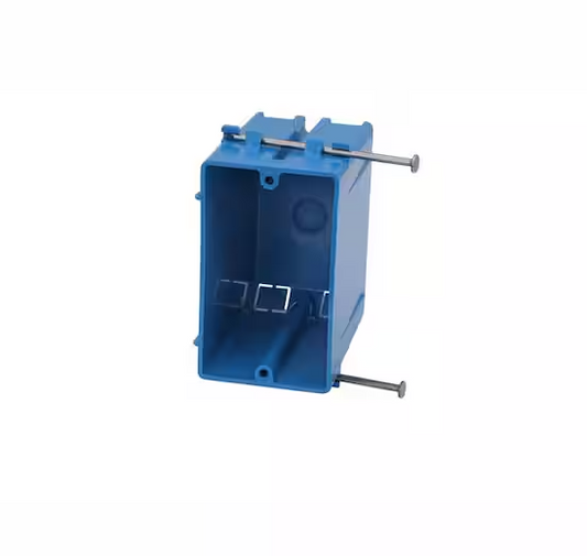 1-Gang 22.5 cu. in. New Work Electrical PVC Electrical Outlet Box (B122A-UPC) 100-pk
