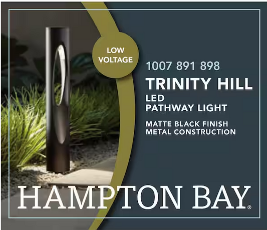 Trinity Hill 100 Lumen Low Voltage Matte Black Integrated LED Contemporary Outdoor Bollard Path Light