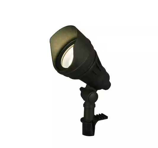 540 Lumen Low Voltage Millennium Black Outdoor Landscape Flood Light