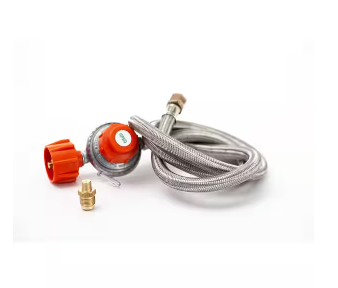 5/8 in. H Pressure Steel-Braided Regulator Hose
