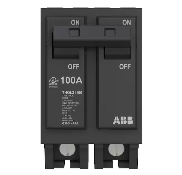 100 Amp 1 in. Double-Pole Circuit Breaker (THQL21100PA)
