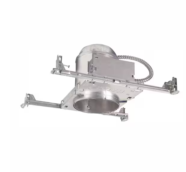 H7 6 in. Aluminum Recessed Lighting Housing for New Construction Ceiling, Insulation Contact, Air-Tite (6-Pack)