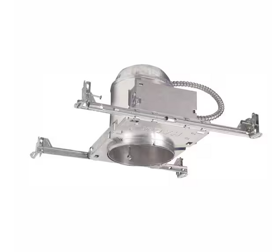 H7 6 in. Aluminum Recessed Lighting Housing for New Construction Ceiling, Insulation Contact, Air-Tite (6-Pack)