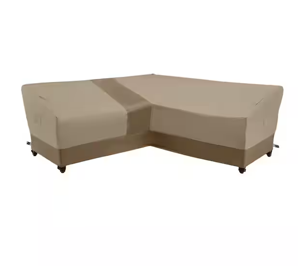 V-Shape Beige Patio Furniture Cover
