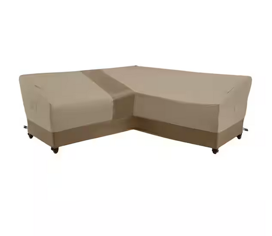 V-Shape Beige Patio Furniture Cover