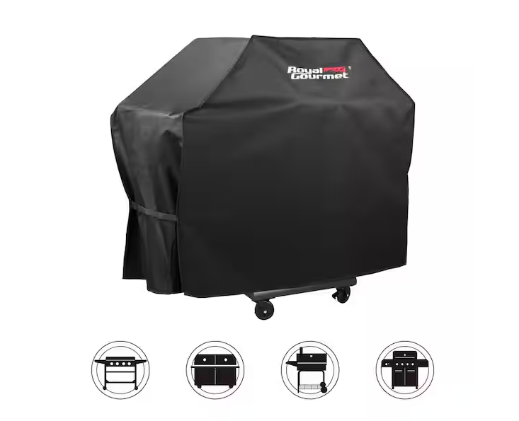 59 in. L Heavy-Duty Oxford BBQ Grill Cover