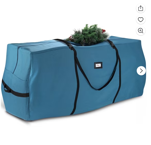 Blue Christmas Tree Extra-Large Tree Rolling Storage Bag 9 ft.