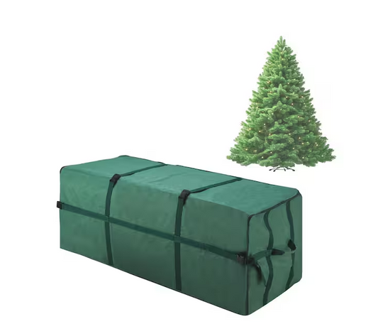 Deluxe Heavy-Duty Christmas Tree Canvas Storage Bag for Trees Up to 9 ft. Tall