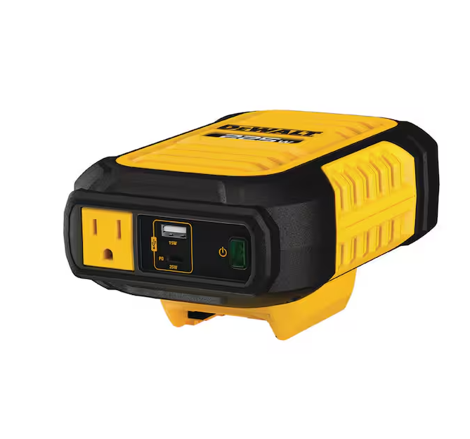 2-Way 225-Watt Power Inverter Compatible with 20-Volt XR 5 AH