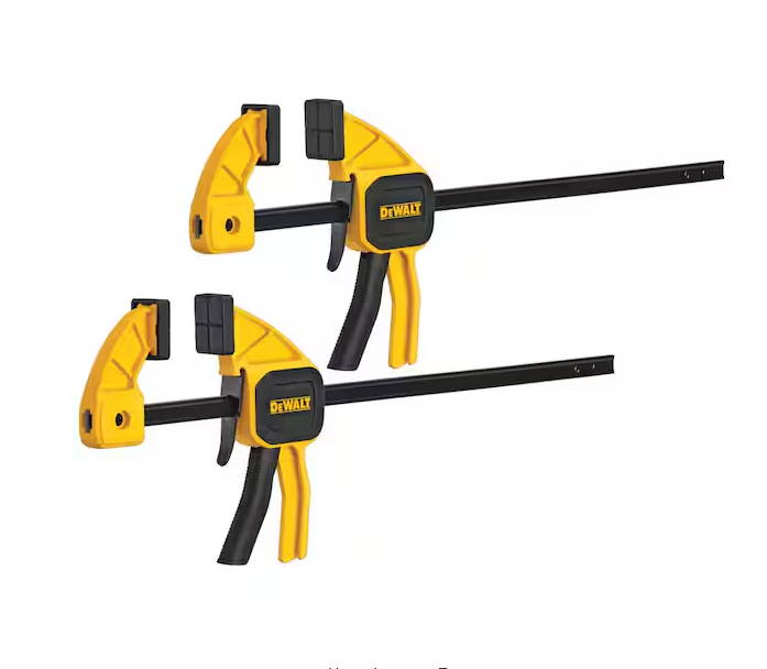 6 in. 100 lbs. Trigger Clamp Set (2 Piece) with 2.43 in Throat Depth