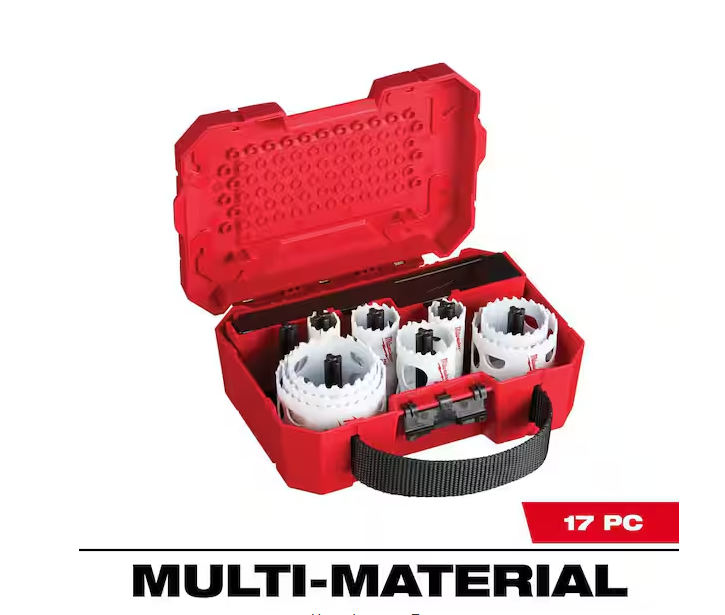 Hole Dozer General Purpose Bi-Metal Hole Saw Set (17-Piece)