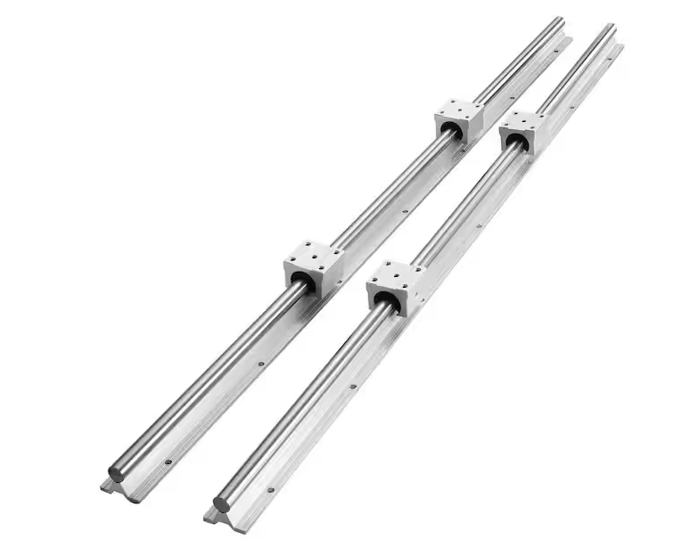 Linear Guide Rail Set, SBR16 1000mm, 2Pcs 39.4 in. BR16 Guide Rails, 4Pcs SBR16UU
