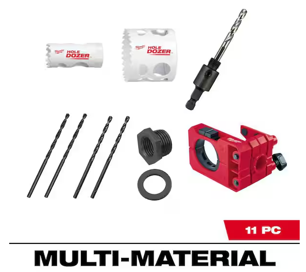Door Lock Installation Bi-Metal Hole Saw Set