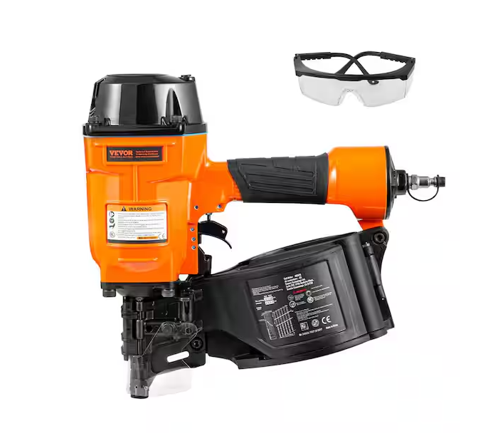 Coil Siding Nailer MCN70,1-3/4 in. to 2-3/4 in. 15 Degree 70-120PSI