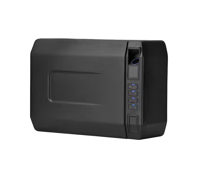 Biometric Medicine Safe with Advanced Finger Vein Recognition Access in Matte Black