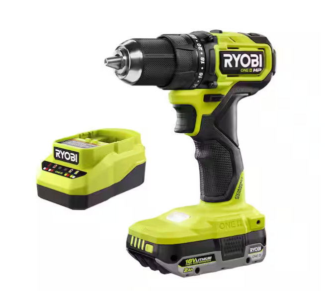 ONE+ HP 18V Brushless Cordless Compact Drill/Driver Kit with 18V 2.0 Ah