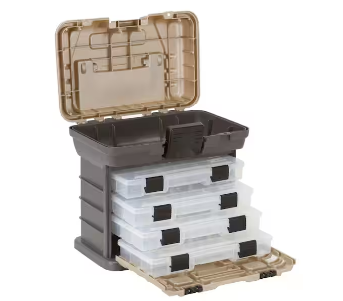 Stow 'N' Go 37-Compartment Rack with 4 Small Parts Organizer