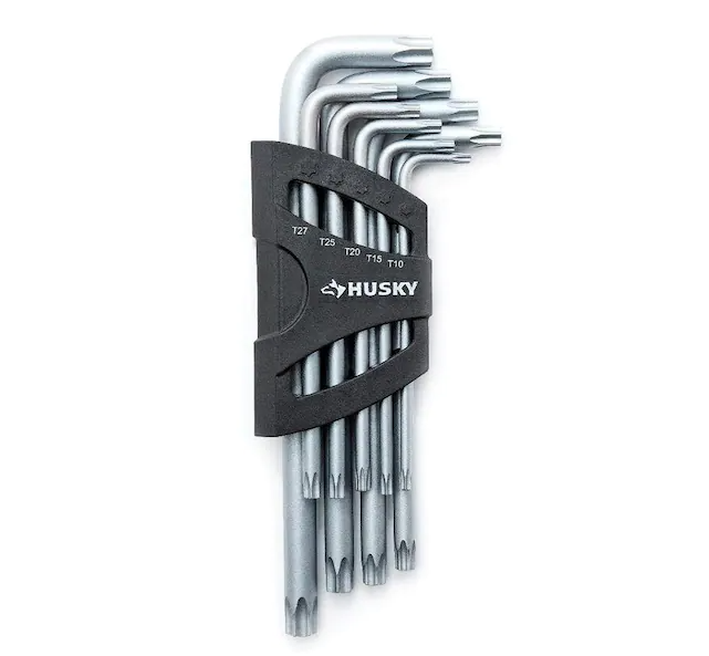 Magnetic Tamperproof TORX L- Key Set (9-Piece)