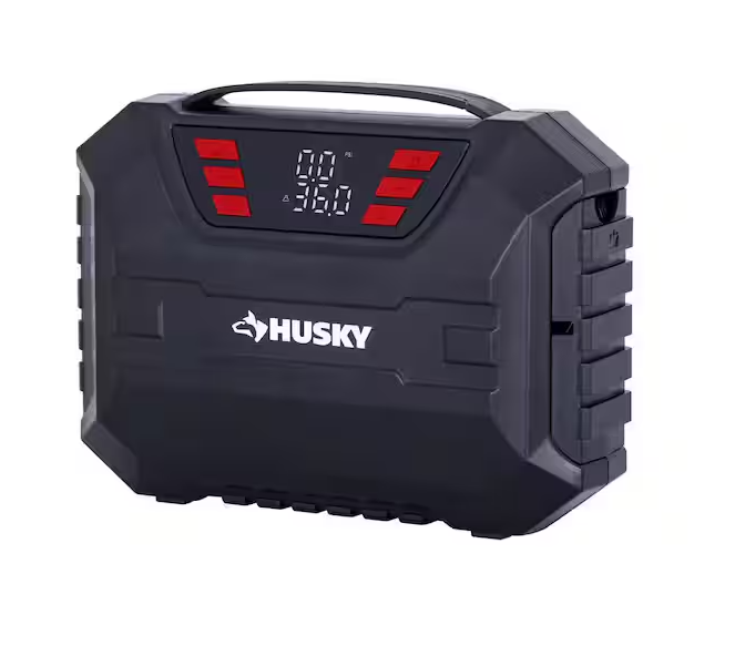 12-Volt DC Compact Quick Flow Air Compressor Air Pump Inflator with Digital Pressure Gauge, LED Light and Auto Shut Off