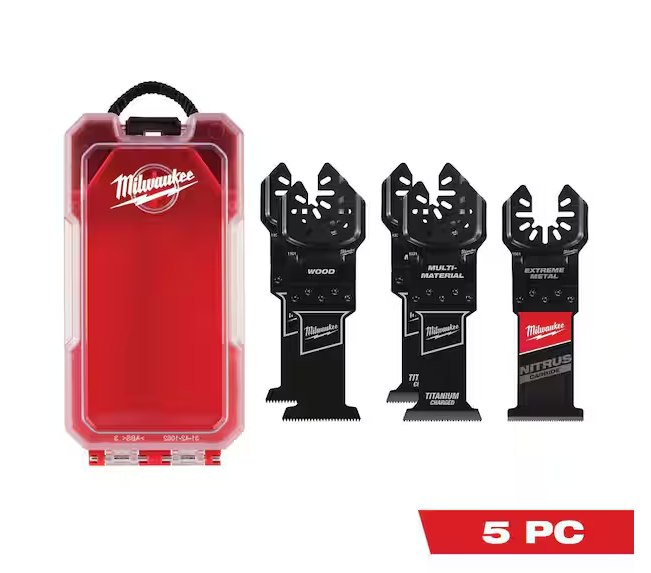 Multi-Tool Oscillating Blade Kit (5-Piece)