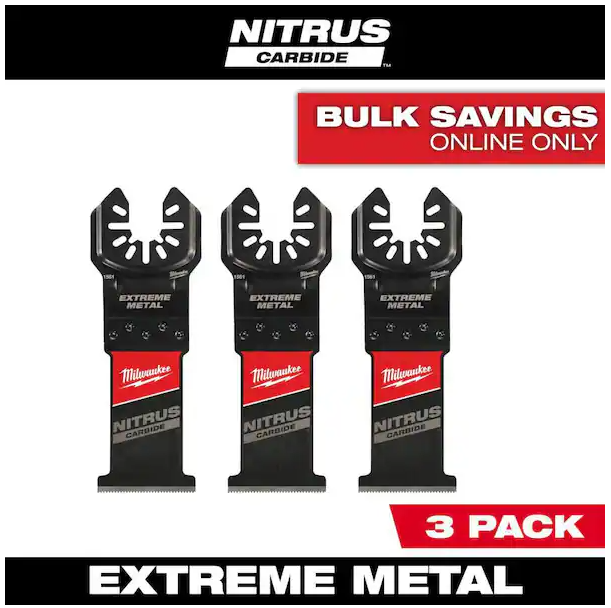 1-3/8 in. Nitrus Carbide Universal Fit Extreme Metal Cutting Oscillating Multi-Tool Blade (3-Pack)