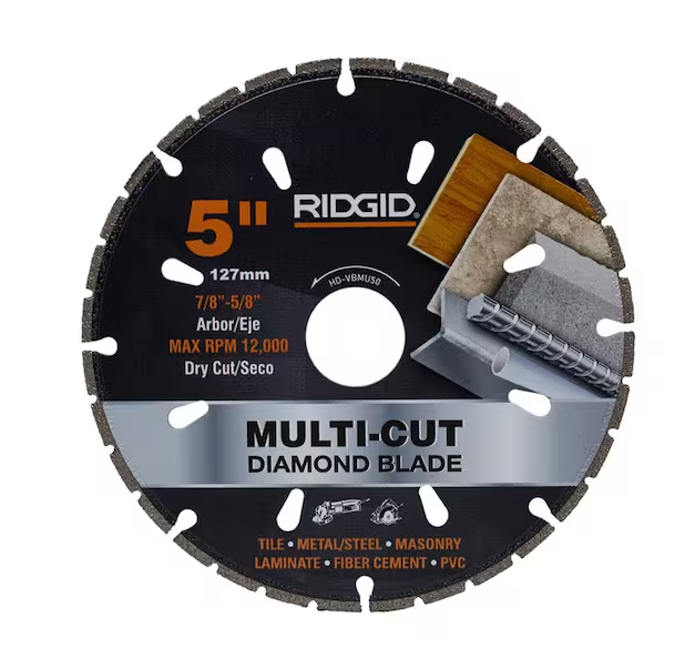 5 in. Diamond Multi-Cutting Blade