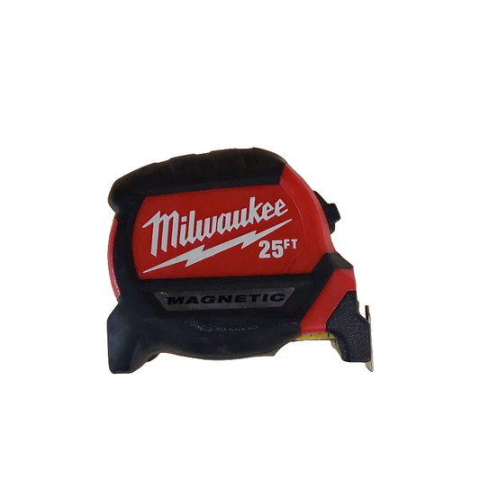 Milwaukee 25 ft. x 1-1/16 in. Compact Magnetic Tape Measure with 15 ft. Reach