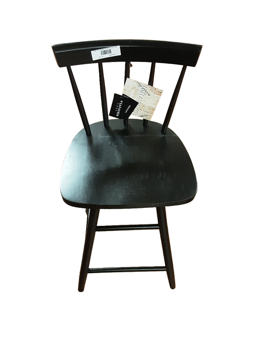 Tally 25 in. Black Wood Counter Stool