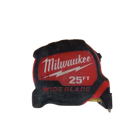 Milwaukee 25 ft. x 1-5/16 in. Wide Blade Tape Measure with 17 ft. Reach