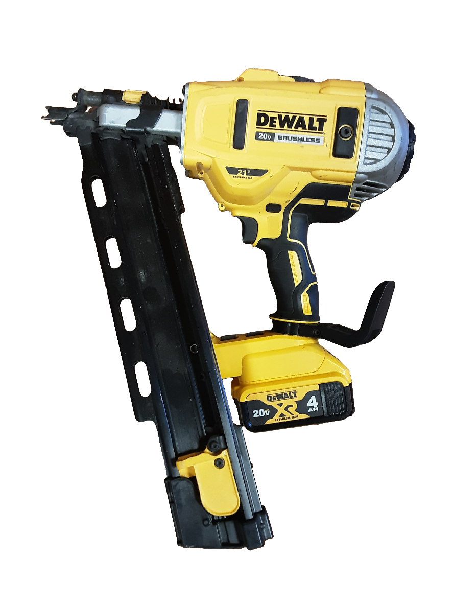 Dewalt 20V MAX XR Lithium-Ion Cordless Brushless 2-Speed 21* Plastic Collated Framing Nailer with 4.0Ah Battery and Charger