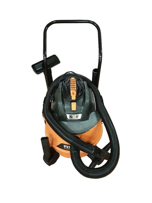 Ridgid 16 Gallon 6.5 Peak HP NXT Shop Vac Wet Dry Vacuum with Cart, Fine Dust Filter, Locking Hose and Accessories