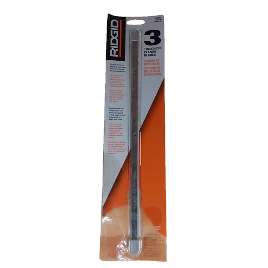 Ridgid 13 in. Thickness Planer Replacement Blades (3-Pack)