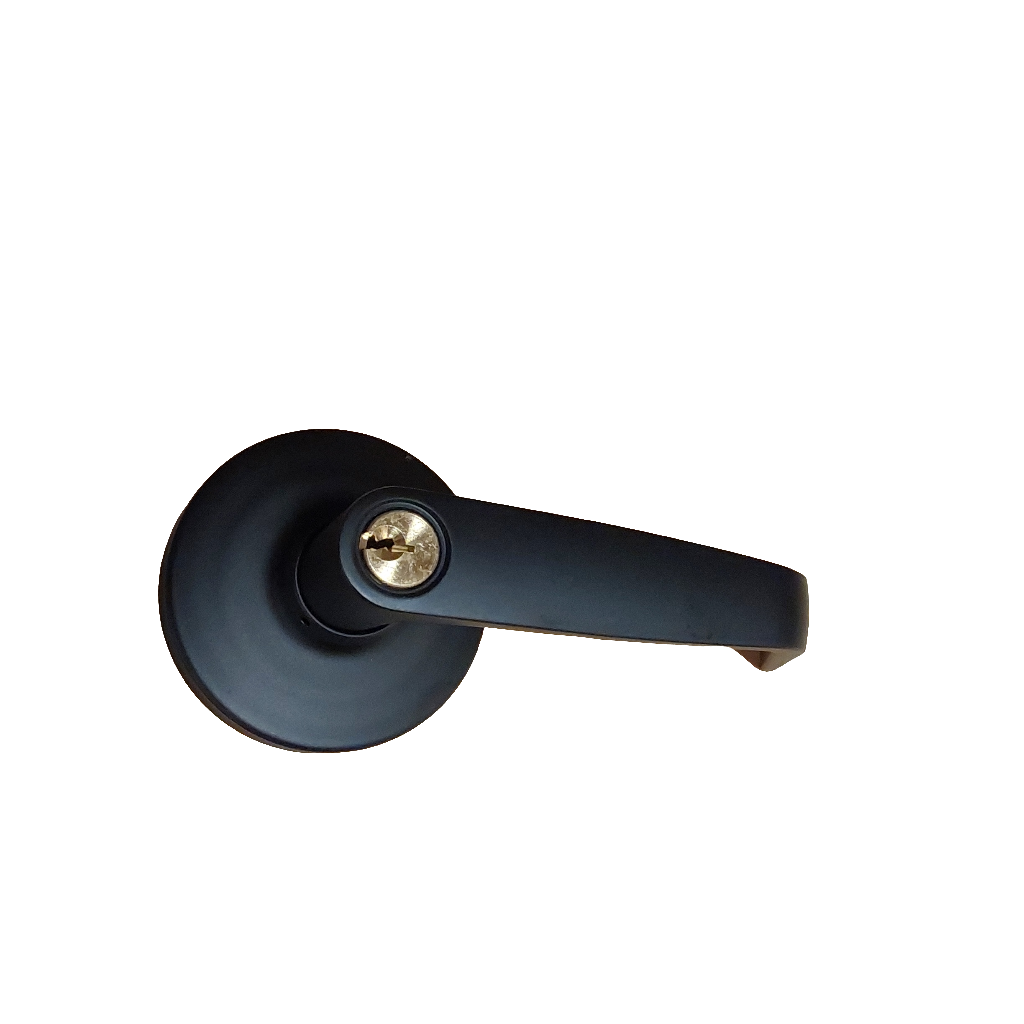 Taco Oil Rubbed Bronze Entry Lever Trim with Lock for Panic Exit Device